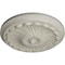 Ekena Millwork Flower Spiral Ceiling Medallion (Fits Canopies up to 2"), 12 1/4"OD x 2 1/4"P, Pot of Cream Crackle CM12FLPCC - alternate 6